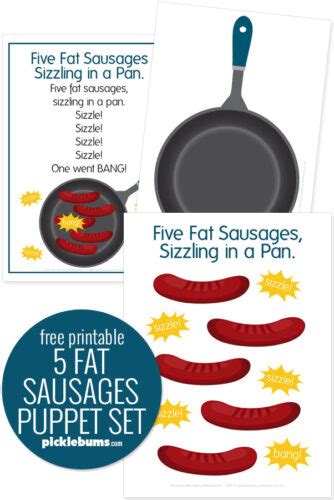 five fat sausages printable.